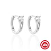 Wholesale S925 Sterling Silver Double Hollow Drop Flower Earrings With Geometric Design And Electroplating Treatment For Women