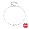 Wholesale S925 Sterling Silver Drop Diamond Women's All Match Bracelet With Geometric Pattern And Real Gold Plated Electroplating