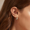 Wholesale S925 Sterling Silver Drop Shape Electroplated Women's Earrings