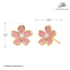 Wholesale S925 Sterling Silver Earrings With Geometric And Flower Patterns Electroplated
