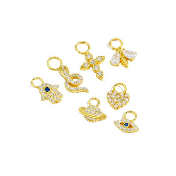 Wholesale S925 Sterling Silver Earrings With Joker Pendant Accessories Electroplated Platinum Or 18K Gold Heart Shaped Pendant Unisex Fashionable