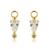 Wholesale S925 Sterling Silver Earrings With Zirconium And Geometric Design Platinum Or 18K Gold Electroplated For Women And Unisex