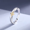 Wholesale S925 Sterling Silver Electroplated Crown Pattern Couple Rings
