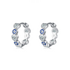 Wholesale S925 Sterling Silver Epoxy Heart Shaped Zircon Earrings For Women Fashionable And Trendy