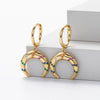 Wholesale S925 Sterling Silver Fashion Geometric Crescent Earrings For Women