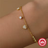 Wholesale S925 Sterling Silver Fashion Love Diamond Super Flash Light Luxury Elegant Geometric Minimalist Electroplated Real Gold Plated Bracelet For Women