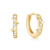 Wholesale S925 Sterling Silver Fashion Star Earrings For Women With Electroplating And Geometric Design