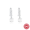 Wholesale S925 Sterling Silver Five Petal Flower Love Star Geometric Earrings For Women
