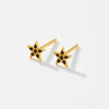 Wholesale S925 Sterling Silver Five Pointed Star Earrings For Women With Electroplating Simple And Light Luxury Design