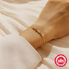 Wholesale S925 Sterling Silver Five Pointed Star Ladies Bracelet With Inlaid Zircon For Daily Wear