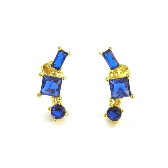 Wholesale S925 Sterling Silver Fivepointed Star Zirconia Earrings For Women Minimalist Style