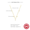 Wholesale S925 Sterling Silver Flower Four Petal Flower Electroplated Ladies Clavicle Necklace With O Chain