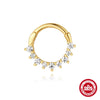 Wholesale S925 Sterling Silver Flowershaped Earring With Environmentally Friendly Plating For Women