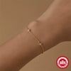 Wholesale S925 Sterling Silver Four Star Geometric Fashion Bracelet With Electroplating And Real Gold Plating For Women