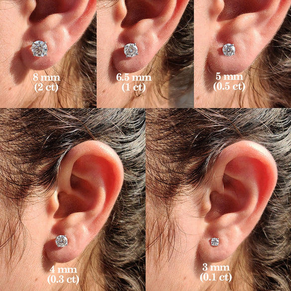 Wholesale S925 Sterling Silver Fourclaw Stud Earrings With Geometric Pattern And Electroplating Treatment Light Luxury Classic Versatile For Women