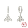Wholesale S925 Sterling Silver Fun Bee Earrings With Ear Buckle Minimalist And Creative Trendy Ins Style For Women