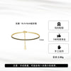 Wholesale S925 Sterling Silver Geometric Adjustable Tennis Chain Bracelet Jewelry Electroplated