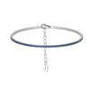 Wholesale S925 Sterling Silver Geometric Adjustable Tennis Chain Bracelet Jewelry Electroplated