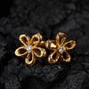 Wholesale S925 Sterling Silver Geometric And Flower Style Earrings For Women