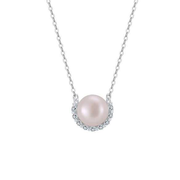 Wholesale S925 Sterling Silver Geometric Baroque Natural Freshwater Pearl Earrings For Women With Electroplating