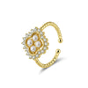 Wholesale S925 Sterling Silver Geometric Baroque Natural Freshwater Pearl Earrings For Women With Electroplating