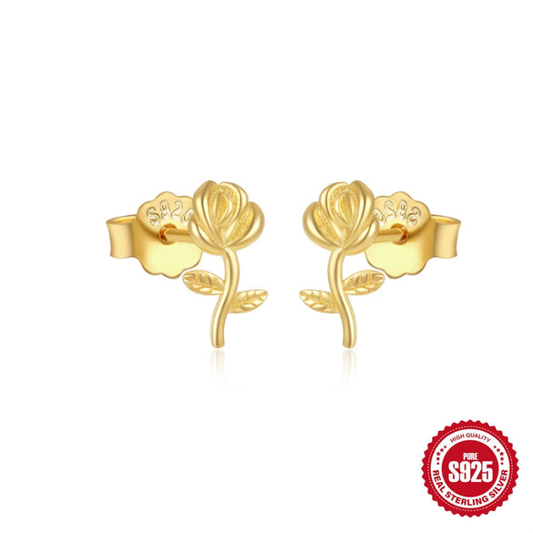 Wholesale S925 Sterling Silver Geometric Bow Square Quartet Star Earrings With Zirconia Design For Women