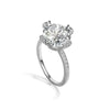 Wholesale S925 Sterling Silver Geometric Butterfly Ring With High Carbon Diamond Electroplated Fashion Jewelry For Women