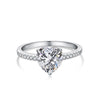 Wholesale S925 Sterling Silver Geometric Butterfly Ring With High Carbon Diamond Electroplated Fashion Jewelry For Women