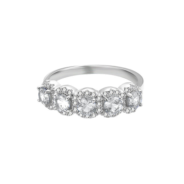 Wholesale S925 Sterling Silver Geometric Butterfly Ring With High Carbon Diamond Electroplated Fashion Jewelry For Women