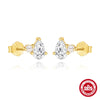 Wholesale S925 Sterling Silver Geometric Butterfly Stud Earrings For Women With Electroplating