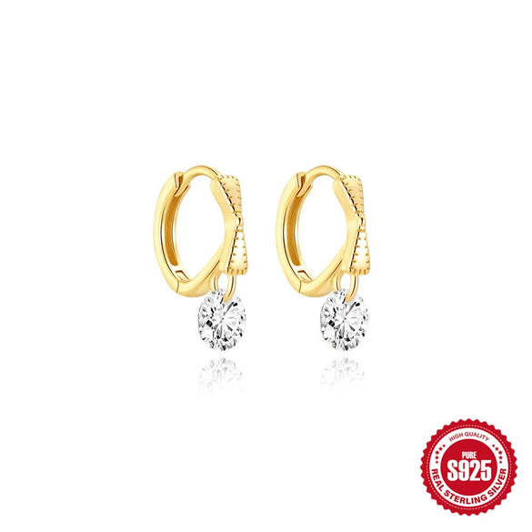 Wholesale S925 Sterling Silver Geometric Butterfly Tassel Star Diamond Pearl Earring With Electroplating For Women