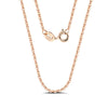 Wholesale S925 Sterling Silver Geometric Calendered Chain Necklace Electroplated