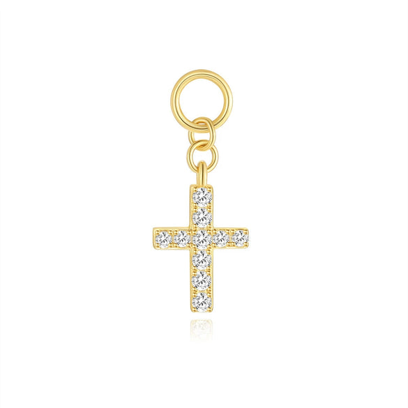 Wholesale S925 Sterling Silver Geometric Charm Cross Chain Pendant Earrings For Women With Simple Design Sense