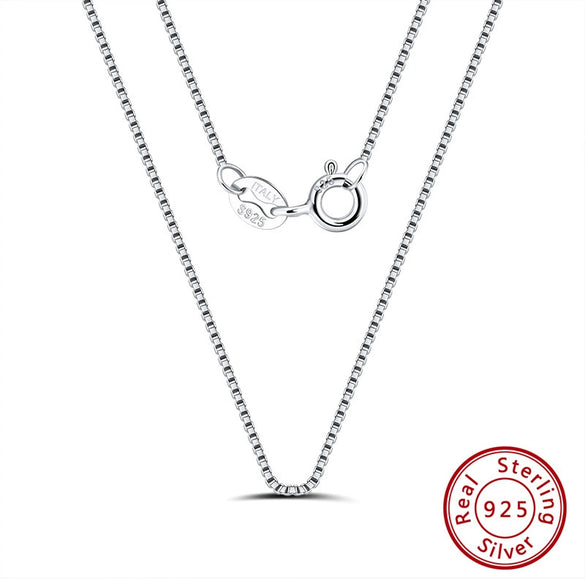 Wholesale S925 Sterling Silver Geometric Clavicle Chain Necklace Electroplated