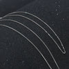 Wholesale S925 Sterling Silver Geometric Clavicle Chain Necklace Electroplated