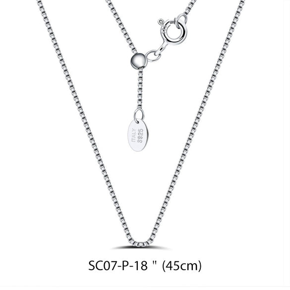 Wholesale S925 Sterling Silver Geometric Clavicle Chain Necklace Electroplated