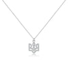 Wholesale S925 Sterling Silver Geometric Crown Pendant Necklace With Platinum Or 18K Gold Electroplating For Unisex