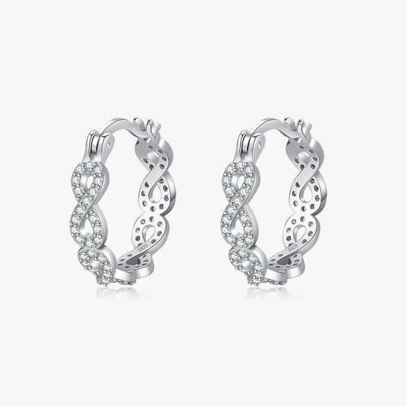 Wholesale S925 Sterling Silver Geometric Design Fashionable High Grade Earrings For Women With Seiko Craftsmanship