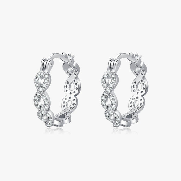 Wholesale S925 Sterling Silver Geometric Design Fashionable High Grade Earrings For Women With Seiko Craftsmanship