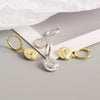 Wholesale S925 Sterling Silver Geometric Devil's Eye Totem Electroplated Earrings For Women