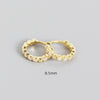 Wholesale S925 Sterling Silver Geometric Diamond Encrusted Stacked Ear Bone Ear Buckle Earrings With Electroplating For Trendy Women