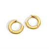 Wholesale S925 Sterling Silver Geometric Ear Buckle Earrings For Women With Electroplating Design