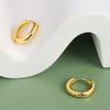 Wholesale S925 Sterling Silver Geometric Ear Buckle Earrings For Women With Electroplating Design