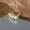Wholesale S925 Sterling Silver Geometric Ear Clip Earrings With Electroplating Treatment For Women