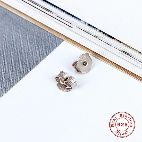 Wholesale S925 Sterling Silver Geometric Ear Plugs With Butterfly Design And Electroplating Process For Women