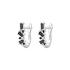 Wholesale S925 Sterling Silver Geometric Ear Ring Ear Buckle Fashion Simple Niche High End Diamond Earrings For Women