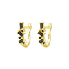 Wholesale S925 Sterling Silver Geometric Ear Ring Ear Buckle Fashion Simple Niche High End Diamond Earrings For Women