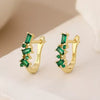 Wholesale S925 Sterling Silver Geometric Ear Ring Ear Buckle Fashion Simple Niche High End Diamond Earrings For Women