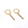 Wholesale S925 Sterling Silver Geometric Electroplated Earrings For Female