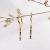 Wholesale S925 Sterling Silver Geometric Electroplated Earrings For Female
